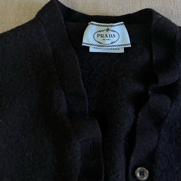 Prada Wool Black Cardigan - Picture 2 of 5
